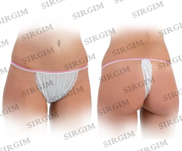 Tanga donna MONOUSO spunlace spessore 50 gr. MADE IN ITALY 100 pz