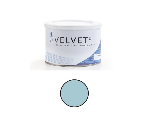 Cera depilatoria liposolubile Velvet vaso da 400 ml Talco