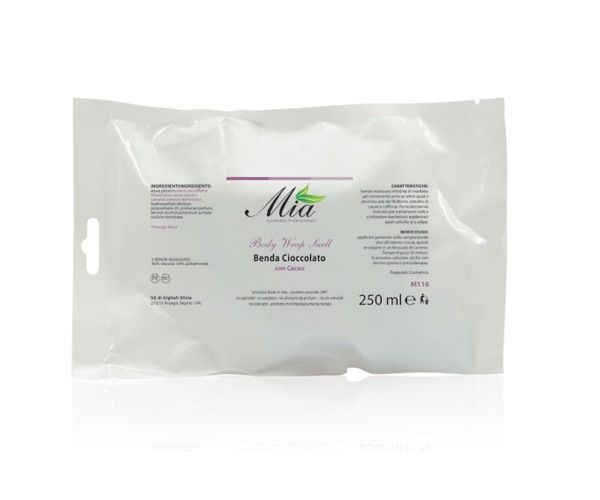 Bendaggio Cioccolato Body Wrap Snell Benda con Cacao 2 bende h 10 cm