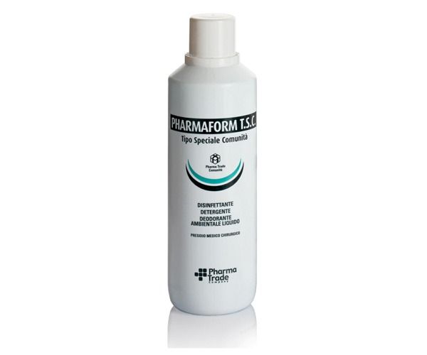 Disinfettante PHARMAFORM TSC 1000 ml detergente deodorante liquido a utilizzare diluito al 5 %